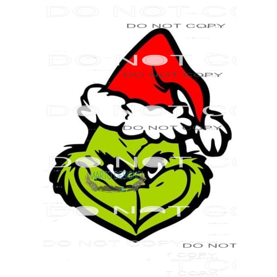 Grinchmas #8463 Sublimation transfers - Heat Transfer