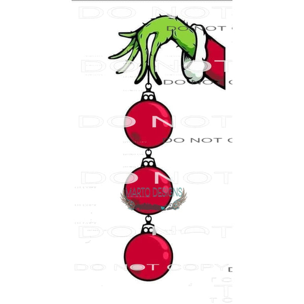 Grinchmas #8484 Sublimation transfers - Heat Transfer