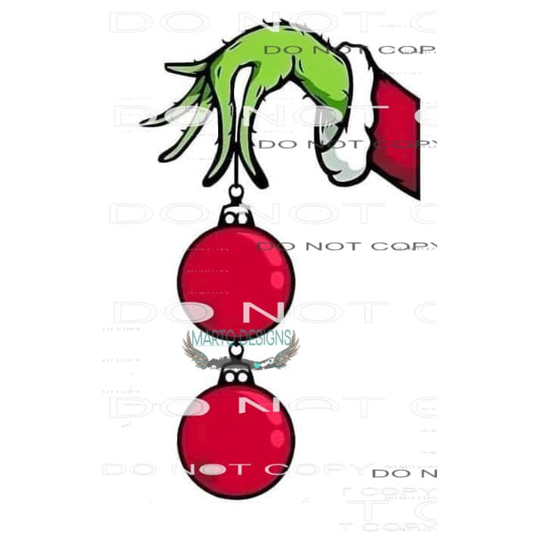 Grinchmas #8492 Sublimation transfers - Heat Transfer