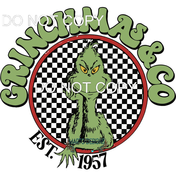Grinchmas And Co #258 Sublimation transfers - Heat Transfer