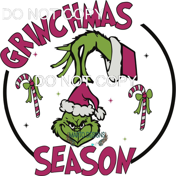 Grinchmas Season #224 Sublimation transfers - Heat Transfer