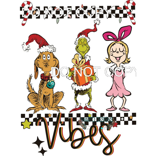 Grinchmas Vibes #272 Sublimation transfers - Heat Transfer