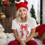 merry grincmas bow # 5598 | Ready-to-Press Sublimation Heat Transfer