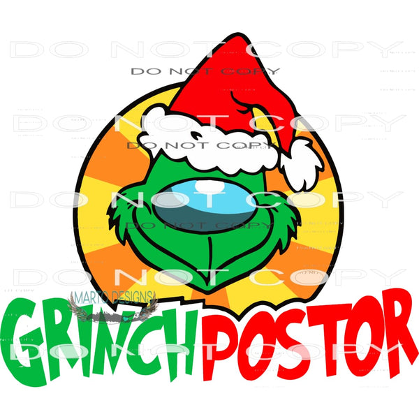 Grinchposter #8208 Sublimation transfers - Heat Transfer