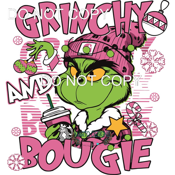 Grinchy And Bougie #225 Sublimation transfers - Heat