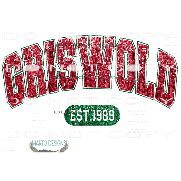 griswold family clark # 1005 Sublimation transfers - Heat