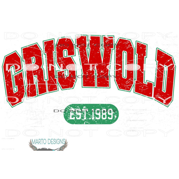 Griswold family clark # 1006 Sublimation transfers - Heat