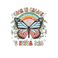 Grow In Grace #4795 Sublimation transfers - Heat Transfer