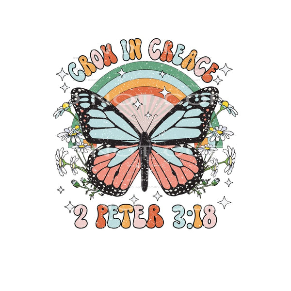 Grow In Grace #4795 Sublimation transfers - Heat Transfer