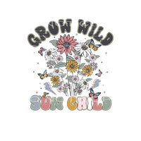 Grow Wild Sun Child #4920 Sublimation transfers - Heat