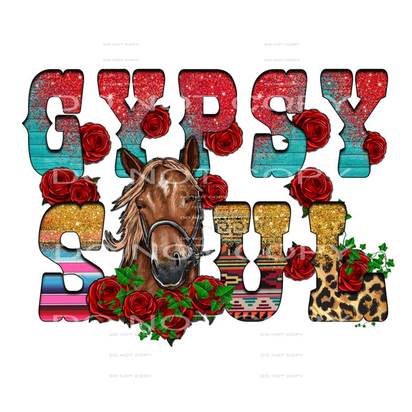 Gypsy Soul # 675 Sublimation transfers - Heat Transfer