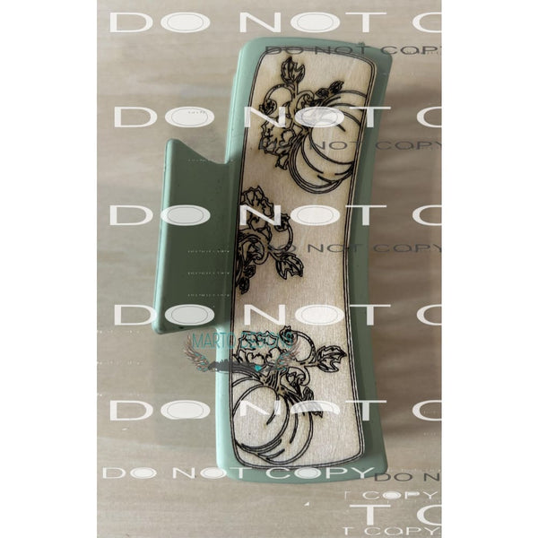 Hair Clips wood Laser 4 inch or 2 inch or 1 inch Random