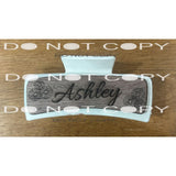 Hair Clips wood Laser 4 inch or 2 inch or 1 inch Random