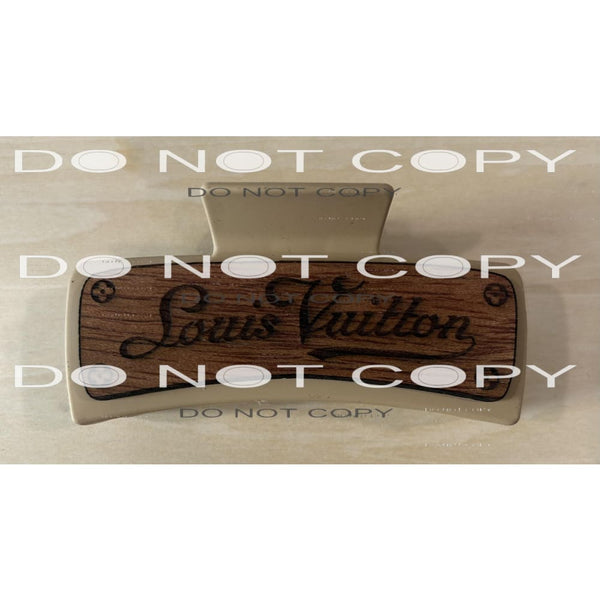 Hair Clips wood Laser 4 inch or 2 inch or 1 inch Random