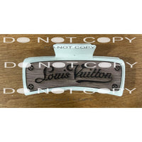 Hair Clips wood Laser 4 inch or 2 inch or 1 inch Random