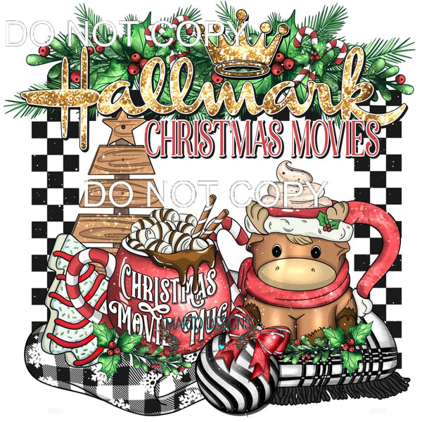 Hallmark Christmas Movie #7765 Sublimation transfers - Heat