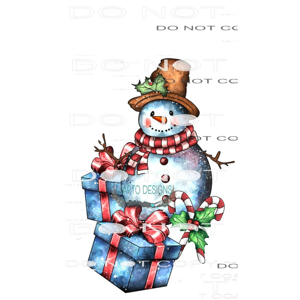 Hallmark Snowmen #7779 Sublimation transfers - Heat Transfer