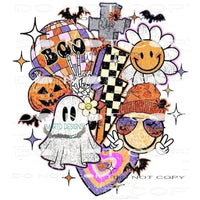 Halloween Boo! #6235 Sublimation transfers - Heat Transfer