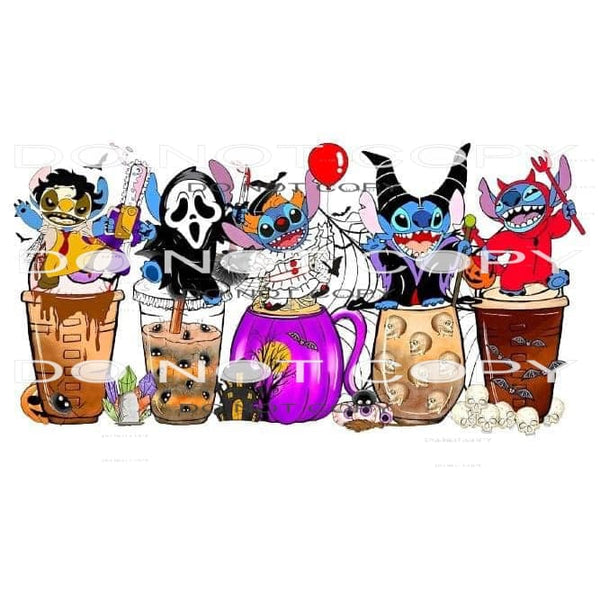 Halloween Drinks #6152 Sublimation transfers - Heat Transfer