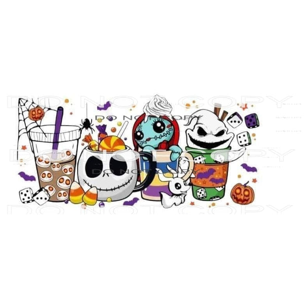 Halloween Drinks #6170 Sublimation transfers - Heat Transfer