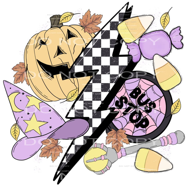 Halloween Town #6058 Sublimation transfers - Heat Transfer