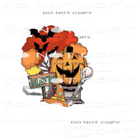 Halloween Town #6628 Sublimation transfers - Heat Transfer