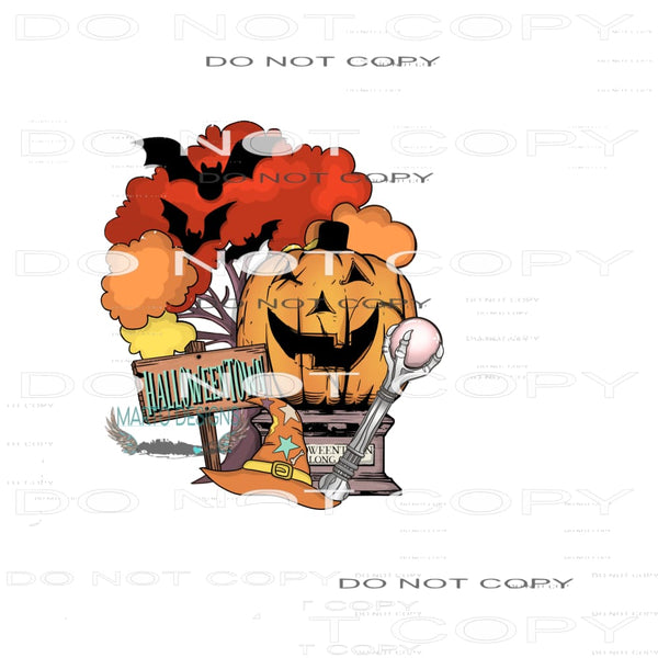 Halloween Town #6628 Sublimation transfers - Heat Transfer