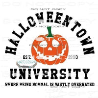 Halloween Town University #6173 Sublimation transfers - Heat