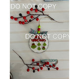 Hand Painted Laser Grinch Family Ornament Please READ
