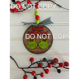 Hand Painted Laser Grinch Family Ornament Please READ