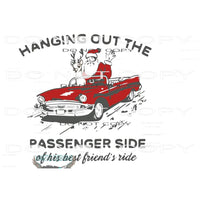 hanging out santa # 6247 Sublimation transfers - Heat