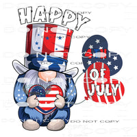 Happy 4th of July #11007 Sublimation transfers - Heat