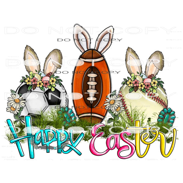 Happy Easter #10078 Sublimation transfers - Heat Transfer