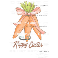 happy Easter carrots # 8295 Sublimation transfers - Heat
