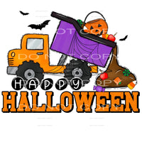 Happy Halloween #6059 Sublimation transfers - Heat Transfer
