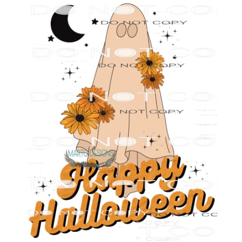 Happy Halloween #6113 Sublimation transfers - Heat Transfer