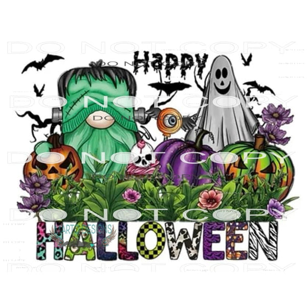 Happy Halloween #6513 Sublimation transfers - Heat Transfer