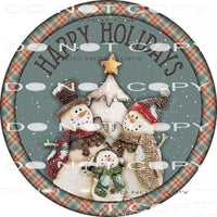 Happy Holidays #8616 Sublimation transfers - Heat Transfer