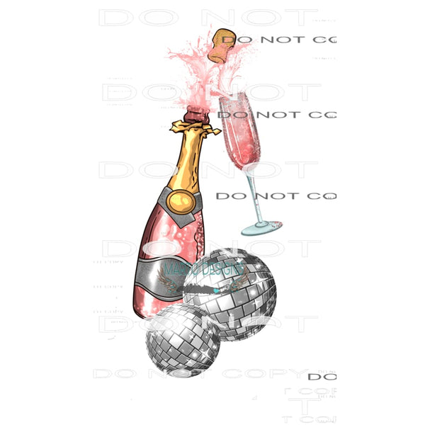Happy New Year #8305 Sublimation transfers - Heat Transfer