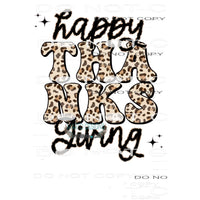 Happy Thanks Giving #6289 Sublimation transfers - Heat