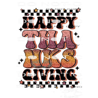 Happy Thanksgiving #6298 Sublimation transfers - Heat