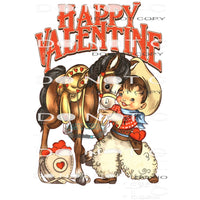 Happy Valentine #8783 Sublimation transfers - Heat Transfer
