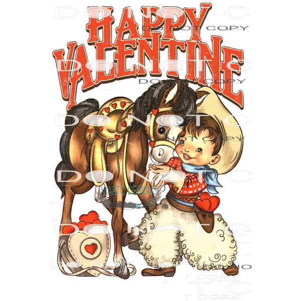 Happy Valentine #8783 Sublimation transfers - Heat Transfer
