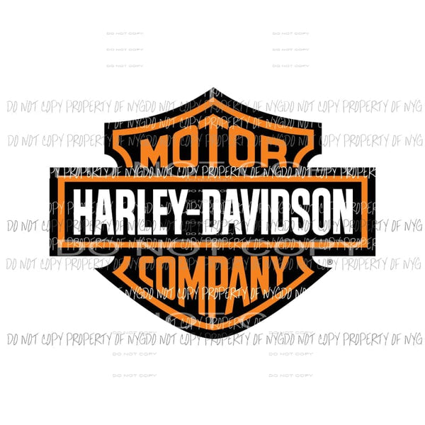 Harley Davidson Logo #1 Sublimation transfers Heat Transfer