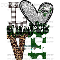 Hawks Love polka dot bird green Sublimation transfers Heat Transfer