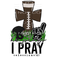 He plays i pray # 384 Sublimation transfers - Heat Transfer