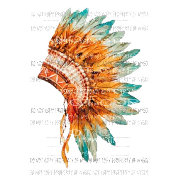 Head Dress 404 Sublimation transfers Heat Transfer