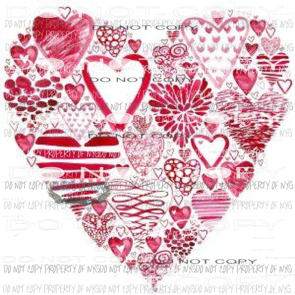 Heart # 501 Sublimation transfers Heat Transfer