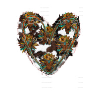 Heart #5587 Sublimation transfers - Heat Transfer Graphic