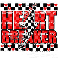Heart Breaker #8846 Sublimation transfers - Heat Transfer